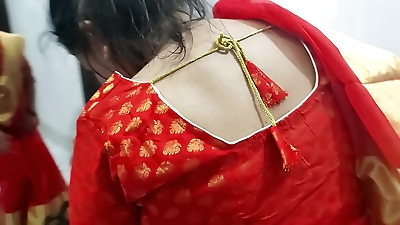 Bhabi with Saree Red Hot Neighbours Wife