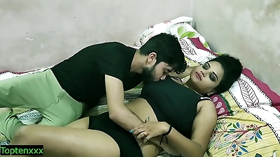 Indian hot and smart bhabhi taking advantage and fucking with innocent teen devor&excl;