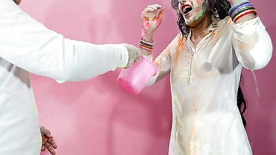 Indian Step Brother Sister Having Sex On Holi Day
